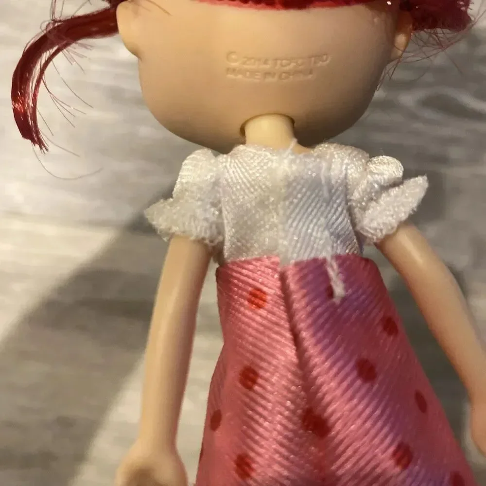 Strawberry Shortcake Doll Lot 3 + Hat Vintage Hasbro Playmates Berry Bitty Toys